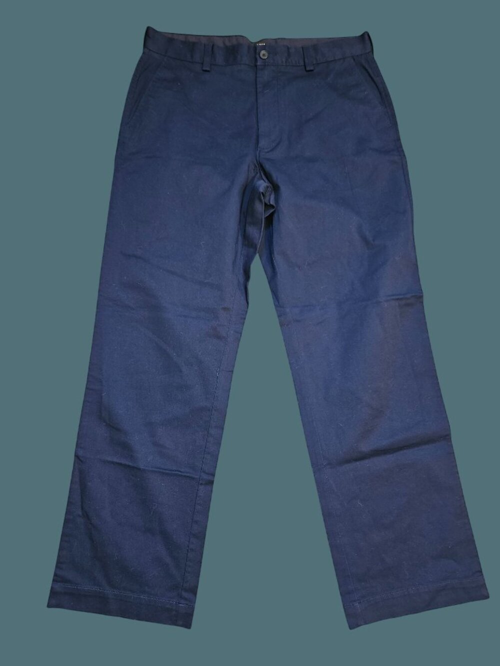 J. CREW Mercantile Flex Navy Chino Cotton Stretch Pants Men Size 34x32